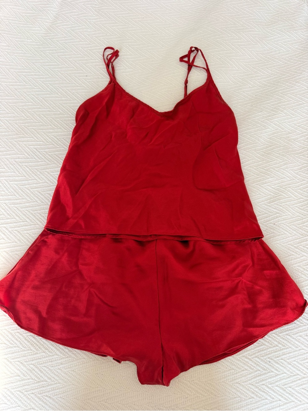 Vintage 100% silk Victoria’s Secret set❤️